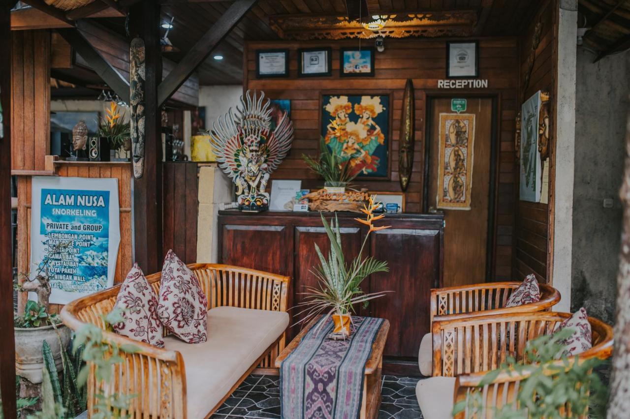 Alam Nusa Bungalow Huts & Spa 누사 렘봉안 외부 사진